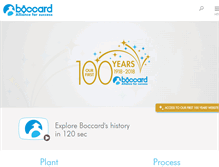 Tablet Screenshot of boccard.com